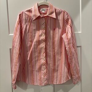 Lilly Pulitzer Pink Striped Vintage Button Up